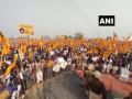 Moga: Shiromani Akali Dal holds rally to mark 100 years of party's foundation - Hindi News | Moga: Shiromani Akali Dal holds rally to mark 100 years of party's foundation | Latest national News at Lokmattimes.com