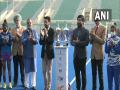 Sports Minister Anurag Thakur kick starts 1st edition of Khelo India U-21 Women's Hockey League - Hindi News | Sports Minister Anurag Thakur kick starts 1st edition of Khelo India U-21 Women's Hockey League | Latest other-sports News at Lokmattimes.com