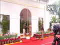 73rd Republic Day: Om Birla unfurls national flag - Hindi News | 73rd Republic Day: Om Birla unfurls national flag | Latest national News at Lokmattimes.com