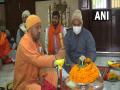 UP elections: Yogi Adityanath offers prayers at Gorakhnath temple ahead of filing nomination today in Gorakhpur - Hindi News | UP elections: Yogi Adityanath offers prayers at Gorakhnath temple ahead of filing nomination today in Gorakhpur | Latest national News at Lokmattimes.com