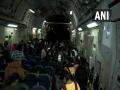 Operation Ganga: Second IAF flight with 220 Indian nationals reaches Hindon airbase - Hindi News | Operation Ganga: Second IAF flight with 220 Indian nationals reaches Hindon airbase | Latest national News at Lokmattimes.com