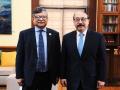 Shringla meets Bangladesh counterpart Momen, discusses ways to strengthen bilateral ties - Hindi News | Shringla meets Bangladesh counterpart Momen, discusses ways to strengthen bilateral ties | Latest international News at Lokmattimes.com