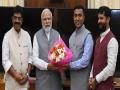 Pramod Sawant meets PM Modi in New Delhi ahead of govt formation in Goa - Hindi News | Pramod Sawant meets PM Modi in New Delhi ahead of govt formation in Goa | Latest politics News at Lokmattimes.com