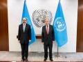 Foreign Secretary Shringla meets UN chief at United Nations Headquarters, discuss Afghanistan, Myanmar issues - Hindi News | Foreign Secretary Shringla meets UN chief at United Nations Headquarters, discuss Afghanistan, Myanmar issues | Latest international News at Lokmattimes.com