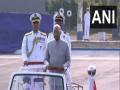 Ram Nath Kovind presents 'President's Colour' to INS Valsura - Hindi News | Ram Nath Kovind presents 'President's Colour' to INS Valsura | Latest national News at Lokmattimes.com