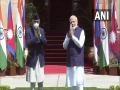 India-Nepal launch multiple projects, sign four agreements during Modi-Deuba meeting - Hindi News | India-Nepal launch multiple projects, sign four agreements during Modi-Deuba meeting | Latest international News at Lokmattimes.com