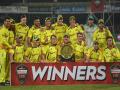 Australia conclude historic Pakistan tour with three wickets triumph over hosts in only T20I - Hindi News | Australia conclude historic Pakistan tour with three wickets triumph over hosts in only T20I | Latest cricket News at Lokmattimes.com