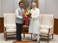 Pramod Sawant meets PM Modi, discusses issues of Goa - Hindi News | Pramod Sawant meets PM Modi, discusses issues of Goa | Latest national News at Lokmattimes.com