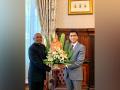 Ambassador Abhay Kumar meets Madagascar President, discusses ways to strengthen bilateral ties - Hindi News | Ambassador Abhay Kumar meets Madagascar President, discusses ways to strengthen bilateral ties | Latest international News at Lokmattimes.com