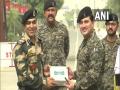 BSF, Pakistan Rangers exchange Eid greeting at JCP Attari border - Hindi News | BSF, Pakistan Rangers exchange Eid greeting at JCP Attari border | Latest national News at Lokmattimes.com