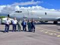 Indian Navy aircraft arrives at La Reunion Island for interaction with French Navy - Hindi News | Indian Navy aircraft arrives at La Reunion Island for interaction with French Navy | Latest international News at Lokmattimes.com