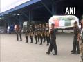 Ladakh bus accident: Bodies of army personnel arrive in Kerala for final rites - Hindi News | Ladakh bus accident: Bodies of army personnel arrive in Kerala for final rites | Latest national News at Lokmattimes.com
