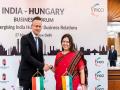 MoS Lekhi calls India-Hungary Business Forum a step towards realizing 'full potential' of trade between countries - Hindi News | MoS Lekhi calls India-Hungary Business Forum a step towards realizing 'full potential' of trade between countries | Latest international News at Lokmattimes.com