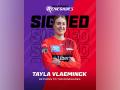 Pacer Tayla Vlaeminck signs two year deal with Melbourne Renegades - Hindi News | Pacer Tayla Vlaeminck signs two year deal with Melbourne Renegades | Latest cricket News at Lokmattimes.com