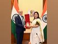 Lekhi appreciates Uzbek counterpart for briefing on development strides in Central Asian nation - Hindi News | Lekhi appreciates Uzbek counterpart for briefing on development strides in Central Asian nation | Latest international News at Lokmattimes.com