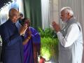 PM Modi hosts farewell dinner for outgoing President Ram Nath Kovind - Hindi News | PM Modi hosts farewell dinner for outgoing President Ram Nath Kovind | Latest national News at Lokmattimes.com