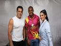 Ace sprinter Yohan Blake meets actors Salman Khan, Jacqueline Fernandez during maiden trip to India - Hindi News | Ace sprinter Yohan Blake meets actors Salman Khan, Jacqueline Fernandez during maiden trip to India | Latest entertainment News at Lokmattimes.com