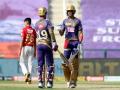 IPL 13: Gill, Karthik guide KKR to 164/6 against Kings XI Punjab - Hindi News | IPL 13: Gill, Karthik guide KKR to 164/6 against Kings XI Punjab | Latest cricket News at Lokmattimes.com