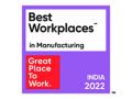 Great Place to Work® India announces India's Best Workplaces™ in Manufacturing 2022 - Hindi News | Great Place to Work® India announces India's Best Workplaces™ in Manufacturing 2022 | Latest business News at Lokmattimes.com