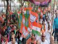 Tripura civic polls: BJP's massive show of strength in victory rally, oath-taking to be held within 10 days - Hindi News | Tripura civic polls: BJP's massive show of strength in victory rally, oath-taking to be held within 10 days | Latest politics News at Lokmattimes.com