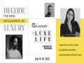 Tata CLiQ Luxury set to decode the new philosophy of luxury with virtual conclave - Hindi News | Tata CLiQ Luxury set to decode the new philosophy of luxury with virtual conclave | Latest business News at Lokmattimes.com