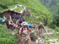Uttarakhand: ITBP jawans carry injured woman for 15 hours on foot to nearest hospital - Hindi News | Uttarakhand: ITBP jawans carry injured woman for 15 hours on foot to nearest hospital | Latest national News at Lokmattimes.com
