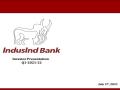 IndusInd Bank Q1 net profit doubles to Rs 1,061 crore - Hindi News | IndusInd Bank Q1 net profit doubles to Rs 1,061 crore | Latest business News at Lokmattimes.com