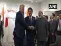 Modi holds trilateral meeting with Trump, Abe in Osaka - Hindi News | Modi holds trilateral meeting with Trump, Abe in Osaka | Latest international News at Lokmattimes.com