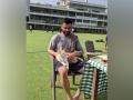 Kohli, Anushka engage in fun chat as cat visits India batter at training - Hindi News | Kohli, Anushka engage in fun chat as cat visits India batter at training | Latest cricket News at Lokmattimes.com