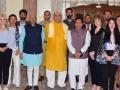 J&K L-G interacts with young delegates from 9 countries visiting India - Hindi News | J&K L-G interacts with young delegates from 9 countries visiting India | Latest politics News at Lokmattimes.com