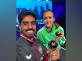 WTT Contender: Manika Batra-G Sathiyan pair settle for silver, Sharath Kamal ends up with bronze - Hindi News | WTT Contender: Manika Batra-G Sathiyan pair settle for silver, Sharath Kamal ends up with bronze | Latest other-sports News at Lokmattimes.com