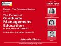 Manya - The Princeton Review presents The Pursuit of Graduate Management Education and the Role of GMAT - Hindi News | Manya - The Princeton Review presents The Pursuit of Graduate Management Education and the Role of GMAT | Latest business News at Lokmattimes.com