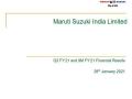 Maruti Suzuki Q3 net profit accelerates 24 pc to Rs 1,941 cr - Hindi News | Maruti Suzuki Q3 net profit accelerates 24 pc to Rs 1,941 cr | Latest business News at Lokmattimes.com