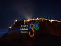 Masada Fortress lights up to celebrate India, Israel 30 years of full diplomatic relations - Hindi News | Masada Fortress lights up to celebrate India, Israel 30 years of full diplomatic relations | Latest international News at Lokmattimes.com