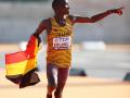Athletics World Championship: Uganda's Kiplangat wins marathon gold - Hindi News | Athletics World Championship: Uganda's Kiplangat wins marathon gold | Latest other-sports News at Lokmattimes.com