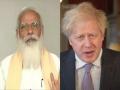UK PM Johnson discusses Afghanistan, travel restrictions, COP26 with PM Modi - Hindi News | UK PM Johnson discusses Afghanistan, travel restrictions, COP26 with PM Modi | Latest international News at Lokmattimes.com