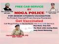 COVID-19 vaccination: Punjab Police starts free cab service for senior citizens in Moga - Hindi News | COVID-19 vaccination: Punjab Police starts free cab service for senior citizens in Moga | Latest national News at Lokmattimes.com