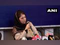 Will not contest polls until Article 370 is restored, says PDP chief Mehbooba Mufti - Hindi News | Will not contest polls until Article 370 is restored, says PDP chief Mehbooba Mufti | Latest national News at Lokmattimes.com