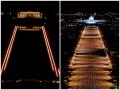 National Mall illuminated with pillars of light, 'Field of Flags' for Americans who can't attend Biden's inauguration - Hindi News | National Mall illuminated with pillars of light, 'Field of Flags' for Americans who can't attend Biden's inauguration | Latest international News at Lokmattimes.com