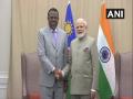 PM Modi calls on Nambian Prez on sidelines of UNGA in NY - Hindi News | PM Modi calls on Nambian Prez on sidelines of UNGA in NY | Latest international News at Lokmattimes.com