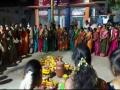 Telangana: Celebrating 'Bathukamma' festival, women stage protest against LPG cylinder price hike - Hindi News | Telangana: Celebrating 'Bathukamma' festival, women stage protest against LPG cylinder price hike | Latest national News at Lokmattimes.com