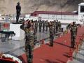 Fire & Fury Corps celebrates 22nd raising day in Leh - Hindi News | Fire & Fury Corps celebrates 22nd raising day in Leh | Latest national News at Lokmattimes.com