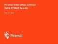 Piramal Enterprises reports Q4 net loss of Rs 1,703 cr on COVID-19 impact - Hindi News | Piramal Enterprises reports Q4 net loss of Rs 1,703 cr on COVID-19 impact | Latest business News at Lokmattimes.com