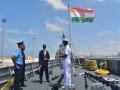 Indian Naval Ship Tabar reaches Alexandria, Egypt as part of overseas deployment - Hindi News | Indian Naval Ship Tabar reaches Alexandria, Egypt as part of overseas deployment | Latest international News at Lokmattimes.com