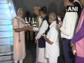 PM Modi arrives in Ahmedabad ahead of his birthday - Hindi News | PM Modi arrives in Ahmedabad ahead of his birthday | Latest national News at Lokmattimes.com