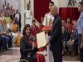 President Kovind honours sportspersons with awards on National Sports Day, Malik gets Rajiv Gandhi Khel Ratna award - Hindi News | President Kovind honours sportspersons with awards on National Sports Day, Malik gets Rajiv Gandhi Khel Ratna award | Latest international News at Lokmattimes.com