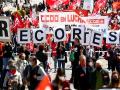 About 100,000 people gather for union rallies in Spain on International Workers' Day - Hindi News | About 100,000 people gather for union rallies in Spain on International Workers' Day | Latest international News at Lokmattimes.com