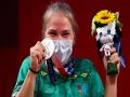 Two years ago, I didn't even think about this: Polina Guryeva as she wins Turkmenistan's 1st Olympic medal - Hindi News | Two years ago, I didn't even think about this: Polina Guryeva as she wins Turkmenistan's 1st Olympic medal | Latest other-sports News at Lokmattimes.com