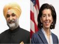 Commerce Secretary Raimondo discusses US-India commercial relationship with Indian envoy Sandhu - Hindi News | Commerce Secretary Raimondo discusses US-India commercial relationship with Indian envoy Sandhu | Latest international News at Lokmattimes.com