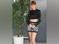 Tara Sutaria raises glam quotient in black and white mini skirt - Hindi News | Tara Sutaria raises glam quotient in black and white mini skirt | Latest maharashtra News at Lokmattimes.com